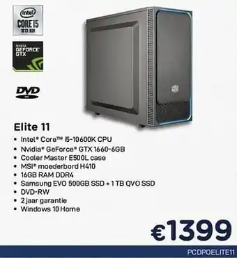 CompuDeals Pointer systems elite 11 aanbieding