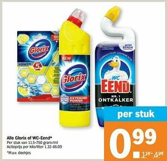 Alle glorix of wc-eend