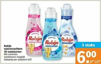 Albert Heijn Robijn wasverzachters aanbieding