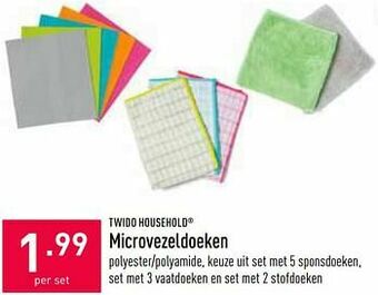 ALDI Microvezeldoeken aanbieding
