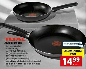 Lidl Aluminium pan aanbieding