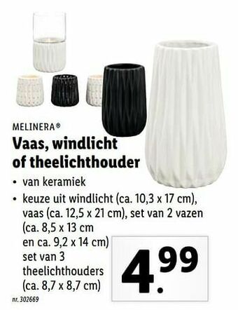 Vaas, windlicht of theelichthouder