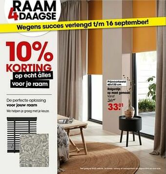 Kwantum Rolgordijn op maat gemaakt aanbieding