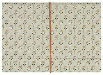 HEMA HEMA Documentenmap 6-vaks 23.5x33x4 Bloemen aanbieding