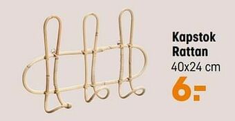 Kapstok rattan