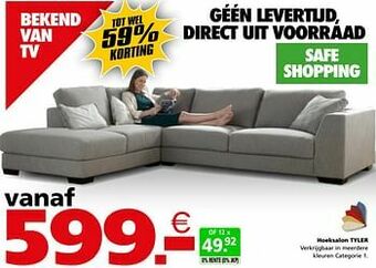 Seats and Sofas Hoeksalon tyler aanbieding