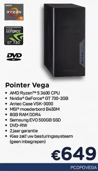 CompuDeals Pointer systems pointer vega aanbieding