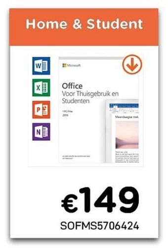 CompuDeals Office home + student aanbieding