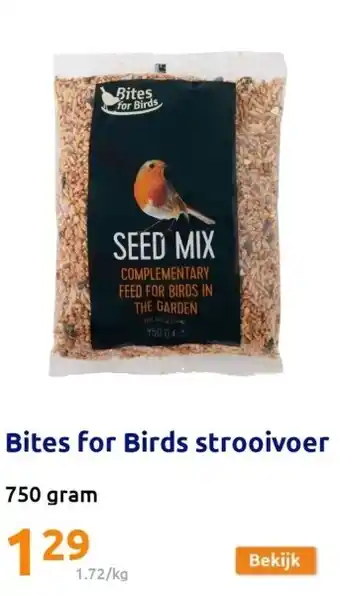 Action Bites for birds strooivoer aanbieding