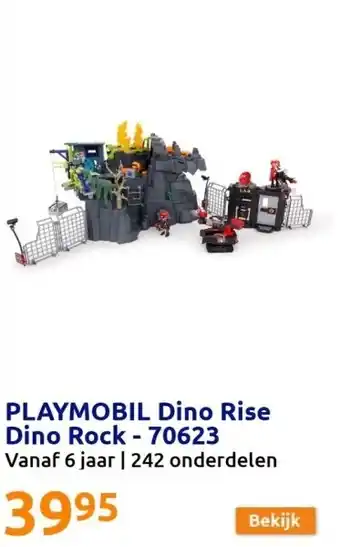 Action Playmobil dino rise dino rock - 70623 aanbieding