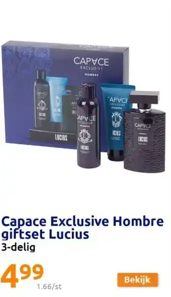 Action Capace exclusive hombre giftset lucius aanbieding