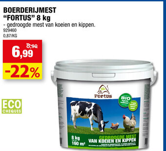 Hubo Boerderijmest Fortus 8 kg aanbieding