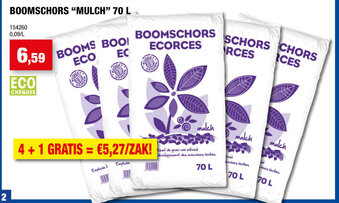 Hubo Boomschors Mulch 70 L aanbieding