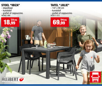 Hubo Stoel Ibiza aanbieding