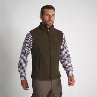 Decathlon Fleece bodywarmer presly bruin aanbieding