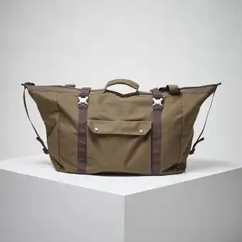 Decathlon Duffeltas voor de jacht 80 l gewaxt katoen bruin aanbieding