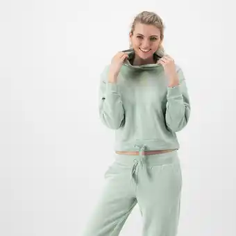 Decathlon Hoodie voor dames groen aanbieding