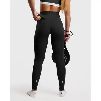 Decathlon Smart tennis/padel legging met balzak dames zwart aanbieding