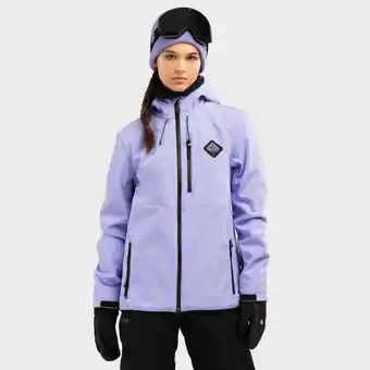 Decathlon Jas wintersport siroko w2-w makalu lavendel dames aanbieding