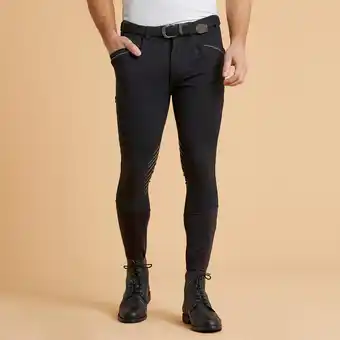 Decathlon Rijbroek voor heren 900 classic zwart aanbieding
