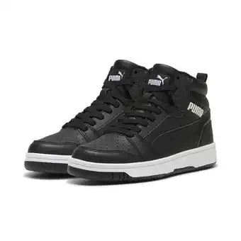 Decathlon Puma rebound v6 wtr sneakers voor jongeren puma black white aanbieding