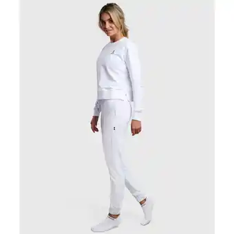 Decathlon Tennis/padel organische joggers dames wit aanbieding