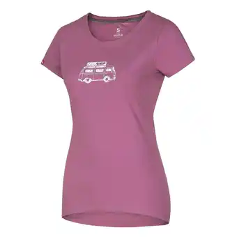 Decathlon Dames-t-shirt ocun classic t pink aanbieding