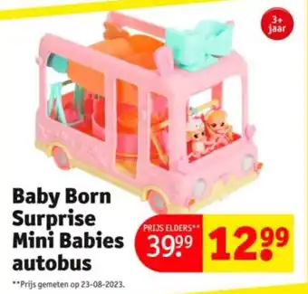 Kruidvat Baby Born Surprise Mini Babies autobus aanbieding