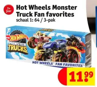 Kruidvat Hot Wheels Monster Truck Fan favorites aanbieding