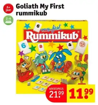 Kruidvat Goliath My First rummikub aanbieding