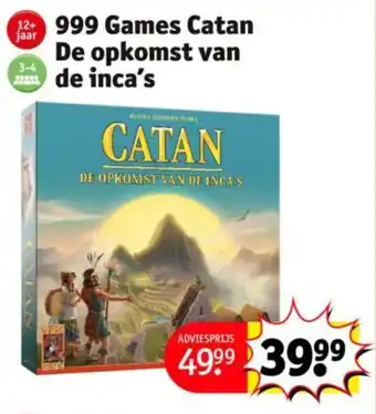 Kruidvat 999 Games Catan De opkomst van de inca's aanbieding