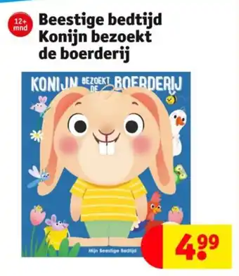 Kruidvat Beestige bedtijd Konijn bezoekt de boerderij aanbieding