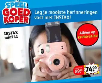 Kruidvat INSTAX mini 11 aanbieding