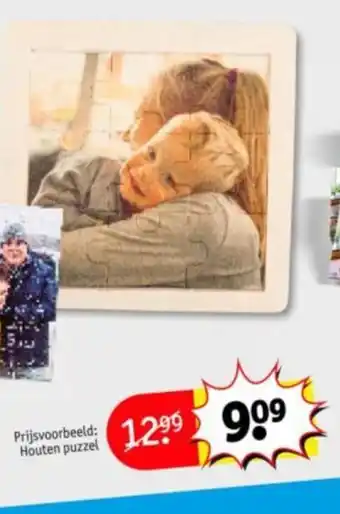 Kruidvat Houten puzzel aanbieding
