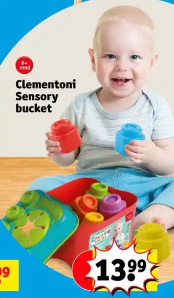 Kruidvat Clementoni Sensory bucket aanbieding