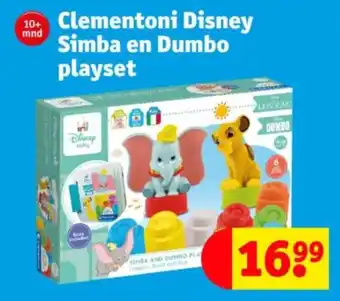 Kruidvat Clementoni Disney Simba en Dumbo playset aanbieding