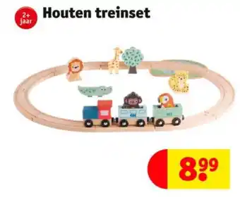 Kruidvat Houten treinset aanbieding