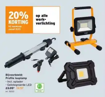 Profile looplamp