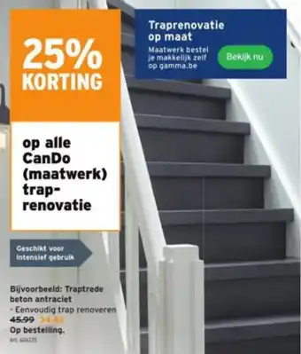 GAMMA Traptrede beton antraciet aanbieding