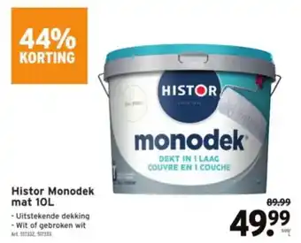 GAMMA Histor Monodek mat 10L aanbieding