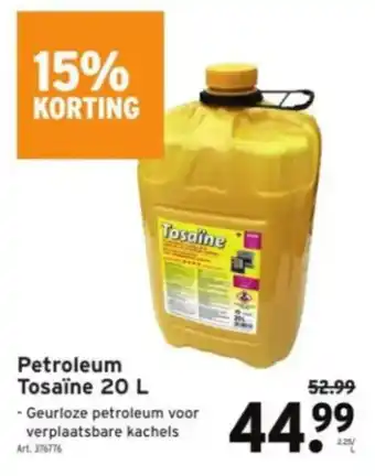 GAMMA Petroleum Tosaïne 20 L aanbieding