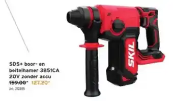 GAMMA SDS+ boor- en beitelhamer 3851CA 20V zonder accu aanbieding