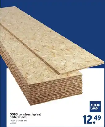 GAMMA OSB3 constructieplaat dikte 12 mm aanbieding