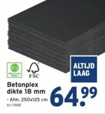GAMMA Betonplex dikte 18 mm aanbieding