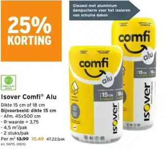 GAMMA Isover Comfi Alu aanbieding