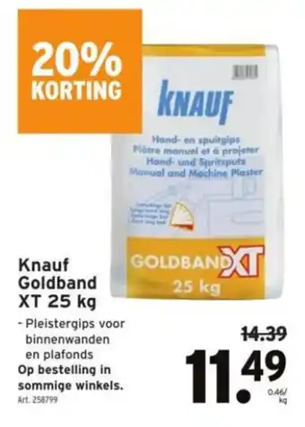 Knauf Goldband XT 25 kg