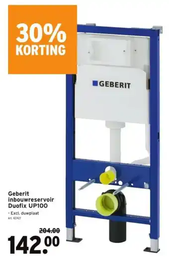 GAMMA Geberit inbouwreservoir Duofix UP100 aanbieding