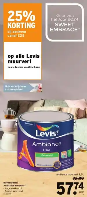 GAMMA Ambiance muurverf aanbieding