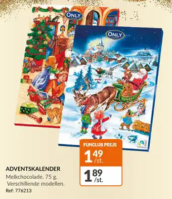 Fun ADVENTSKALENDER aanbieding