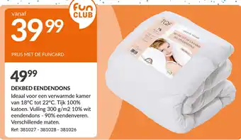 DEKBED EENDENDONS